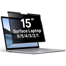 ZOEAGG Privacy Screen for Surface Laptop 6/5/4/3/2/1 15 inch , Black