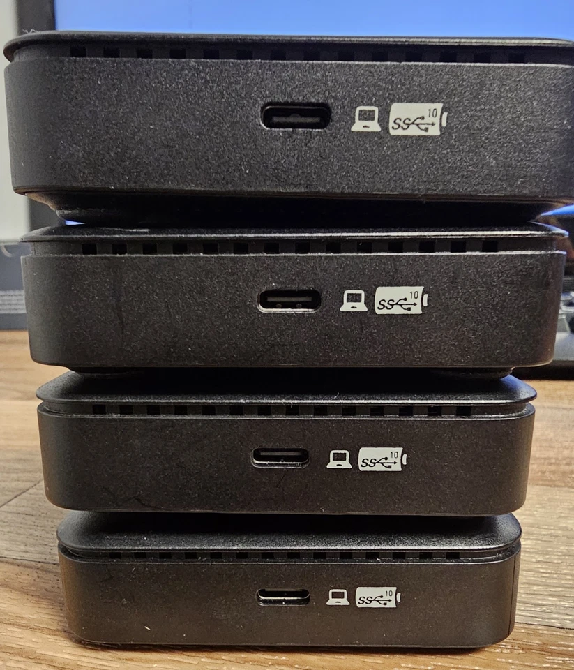  lote de 4 Kensington SD4839P USB-C Triple Video Driverless Dock Foto 4 de 4