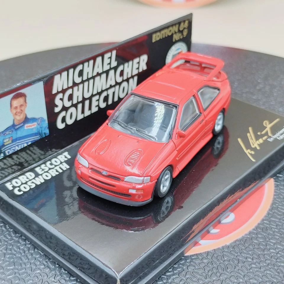 MINICHAMPS 1/64 Michael Schumacher Ford Escort Cosworth Red 510641106 - Image 2 of 4