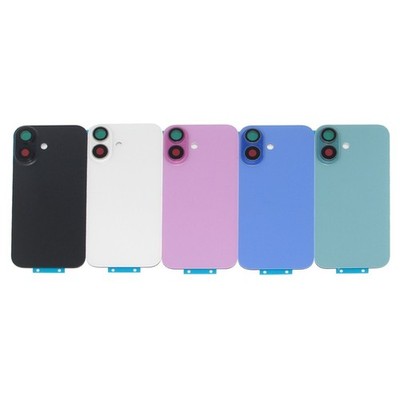 Battery Back Door Glass Cover With Camera Lens For iPhone 14 15 16 Plus Pro Max