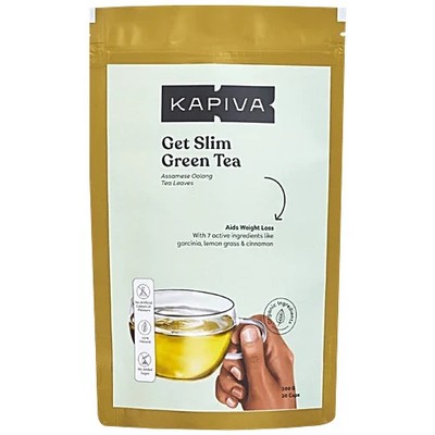 Kapiva Get Slim Ayurvedic Green Tea With Garcinia - Helps In Detox, 100 g