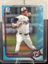 2022 Bowman Draft - Chrome Jake Bennett #BDC-141 Sky Blue Refractor (RC)