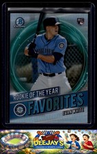 2021 Bowman #RRY-EW Evan White Chrome Rookie of the Year Favorites Mariners