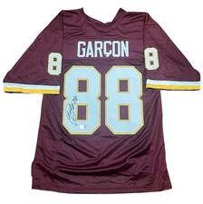 Pierre Garcon Washington Redskins Autographed Custom Jersey Beckett Witnessed