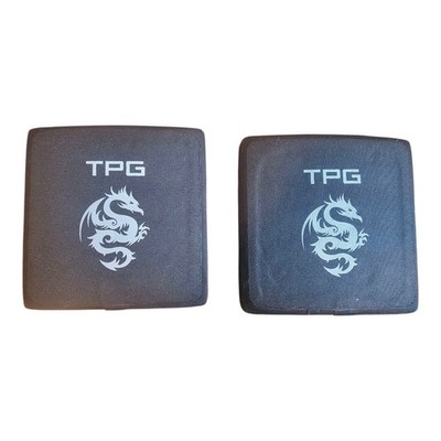 (2) STRIKE FACE SIDE PLATES LEFT & RIGHT LEVEL III CERAMICS 6'' x 6''