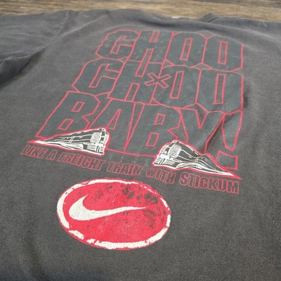 Rare Vintage Nike  Bad Things Man  Bruce Smith T Shirt Silver Tag Size XL