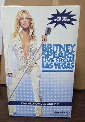 Britney Spears Live From Las Vegas Rare 2002 Promo Store Display Mobile Jive Box