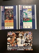 DALLAS COWBOYS Supermen NFC NFL PRO SET 1990 football cards x3 Programs OOP