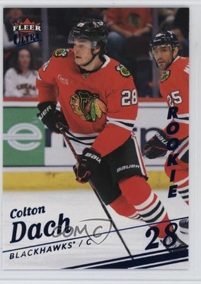 2025-26 Upper Deck Fleer Ultra Rookies Ice 84/100 Colton Dach #183 Rookie RC z9u