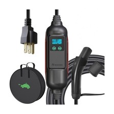 Level 1 EV Charger for Tesla 110V 16 Amp with NEMA 5-15 Plug Mobile EV Charge...