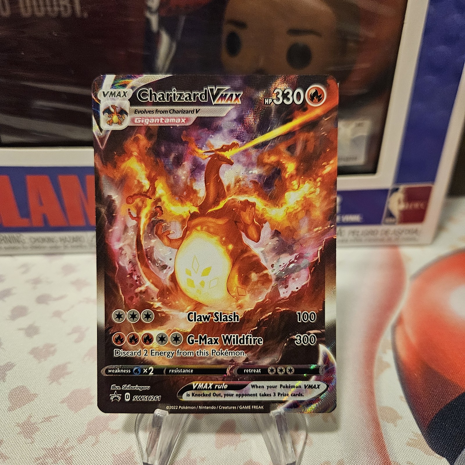 2022 Charizard VMAX SWSH261 Black Star Promo Pokemon Card