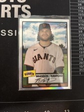 2021 Topps Chrome Platinum Anniversary - Refractors #331 Brandon Crawford