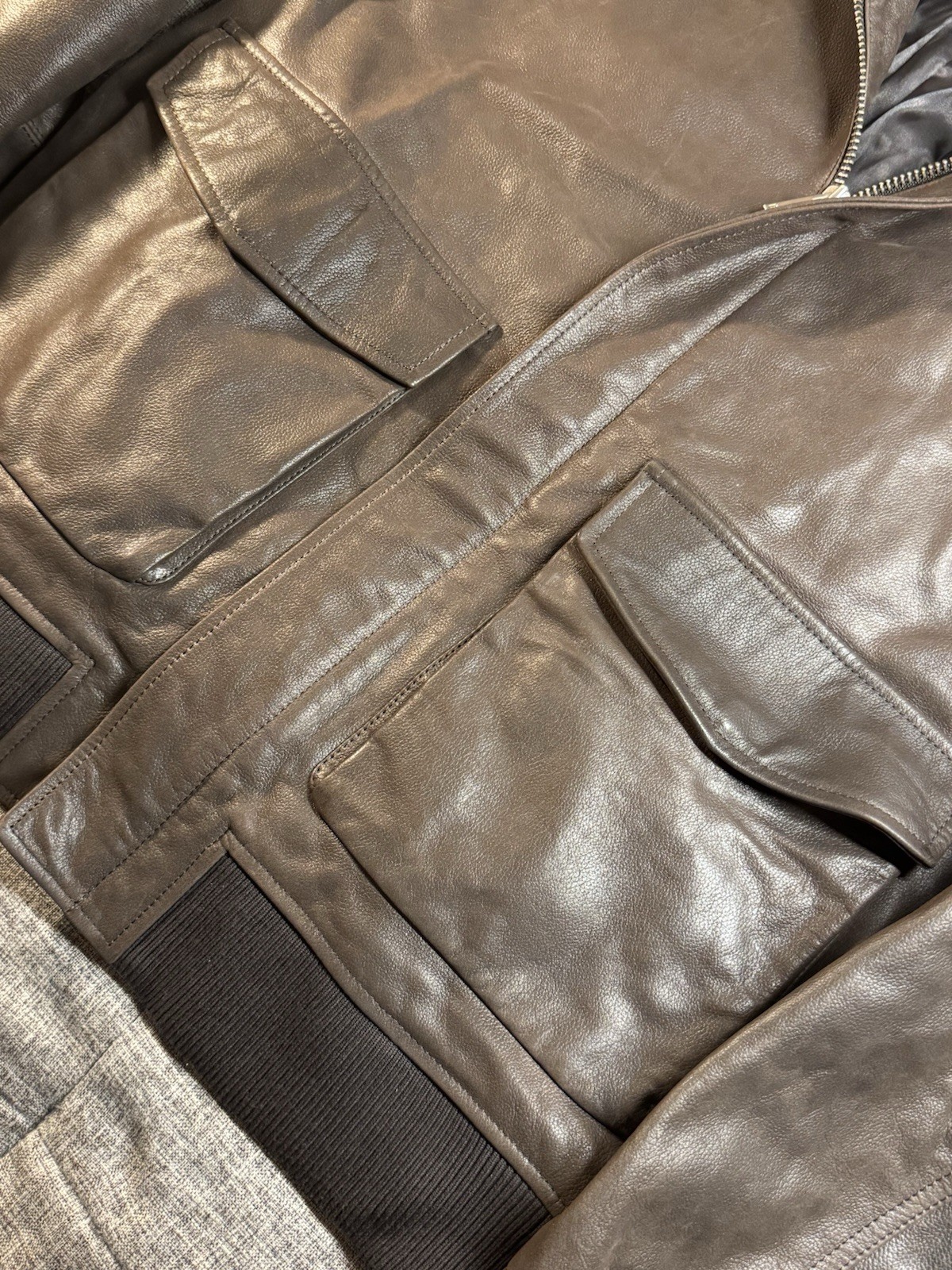 Palace Susanoo Leather Flight Jacket - Brown - Large - New Without Tags Sold Out image 9