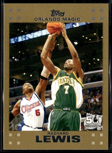 Rashard Lewis [Gold] #65 card