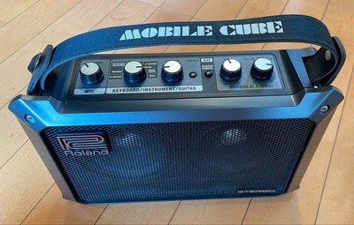 Mobile Cube Battery Powered Stereo Amplifier MB-CUBE Roland used
