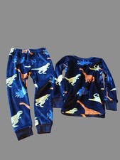 Carter's 2 Toddler Dinosaur Pajama Set Shirt Pants Blue Multicolor