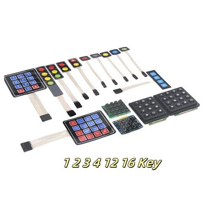 1 2 3 4 Tasten Matrix Folientastatur Tastatur Control Panel Keypad 1x1 ~ 4x4 Key