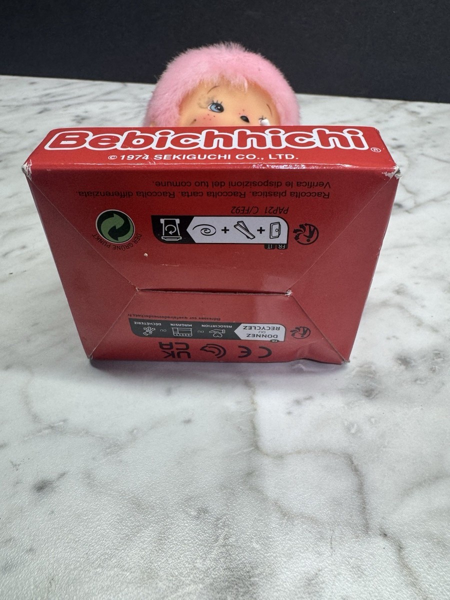 Sekiguchi Monchhichi Bebichhichi Plush Cherry Blossom Pink Girl