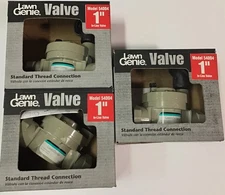 3 NEW Lawn Genie 54004 24V ac Female Electric In-Line Valve 1 in.