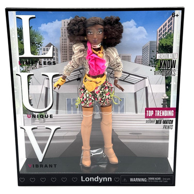 LUV Premium Fashion Doll  Vibrant Londynn Sealed Limitless Unique Vibrant  NIB!