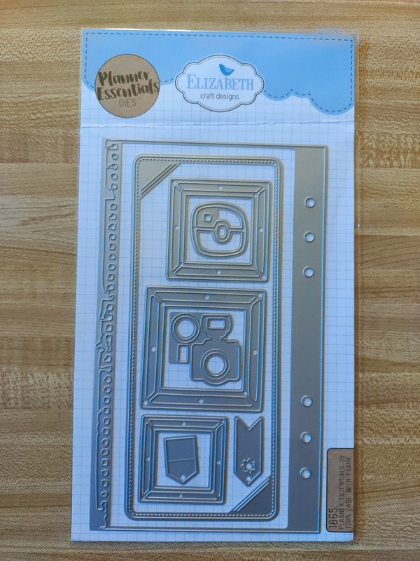 Elizabeth Craft Designs Planner Essentials 39 Cutting Die Set #1865 Page w/Frame