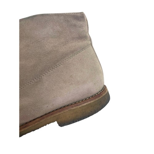 MANOLO BLAHNIK BOOTIES BERWICK WILDLEDER TAUPE GR. 6 STREETWEAR VIELSEITIG - Bild 3 von 12