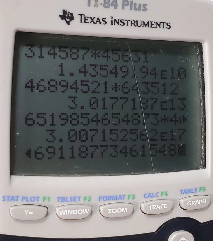 Texas Instruments TI-84 Plus Graphing Calculator Tested W/Slip Cover Damage READ - Image 3 of 4