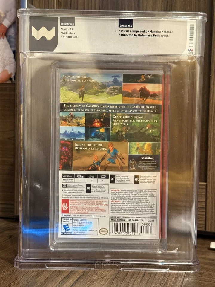 Legend of Zelda: Breath of the Wild - Losa clasificada WATA 9.8 A++ Foto 2 de 2