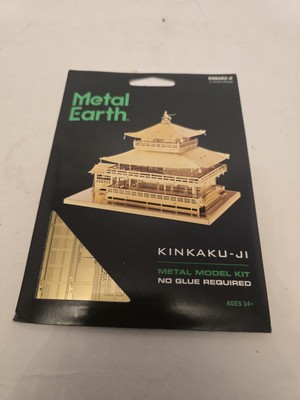 Fascinations Metal Earth Japan Gold KINKAKU-JI 3D Laser Cut Steel DIY Model Kit