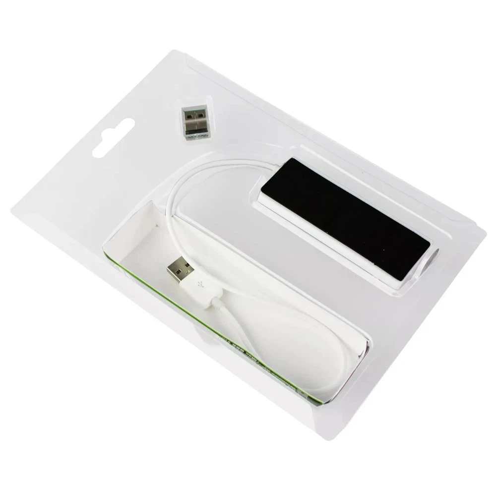Aluminum 4 Port USB Hub High Speed Adapter Cable + Micro SD(TF) Card Reader