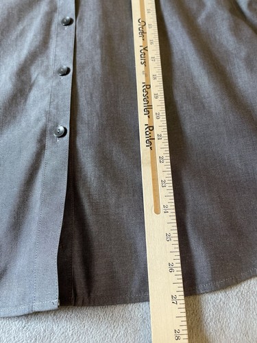Pendleton Shirt Women 12 Gray Button Up Authentic Lightweight Retro Classic - Picture 6 of 8