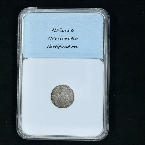 1534 HUNGARY King Ferdinand MADONNA & CHILD ANTIQUE Old Silver Denar Coin - Picture 8 of 8