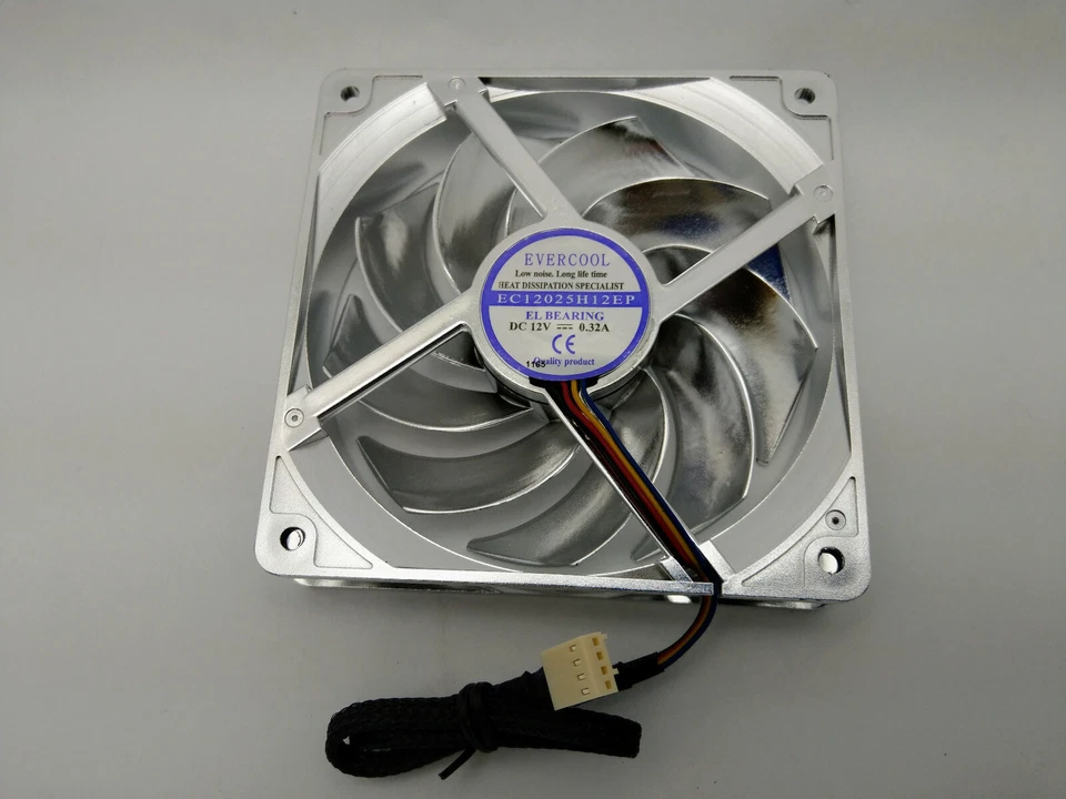 Evercool Transformer 3 160W TDP Intel LGA2011 775 AMD AM3 CPU Cooler HPM-12025 - Image 4 of 4