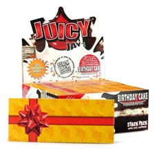 Juicy Jay's King Size Rolling Papers Slim Birthday Cake Free USA Shipping!