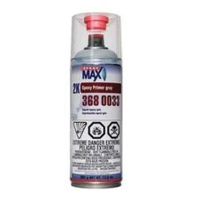 SprayMax 3680033, 2K Epoxy Rust-Cure Primer, Gray, Aerosol