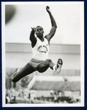 1984 Original Vintage CARL LEWIS Type 1 photo ! Summer Olympics ! Historic ! 🔥