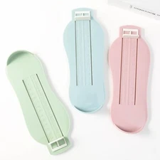 3-Color Baby & Kid Foot Measure Gauge Ruler Tool for Shoe Size & Growth Tracking