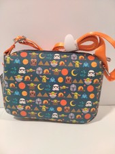 Star Wars The Mandalorian Collage Turquoise Shoulder Handbag