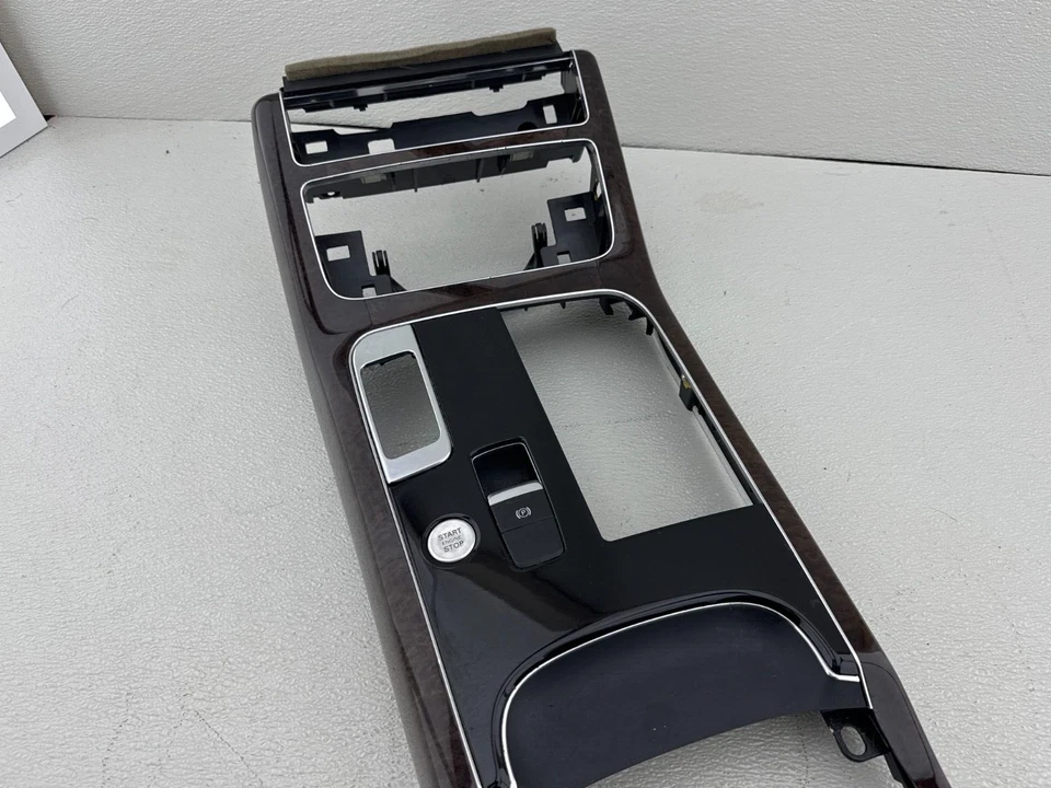 Cubierta de consola central AUDI A8 2015-2018 doble portavasos OEM Foto 3 de 4