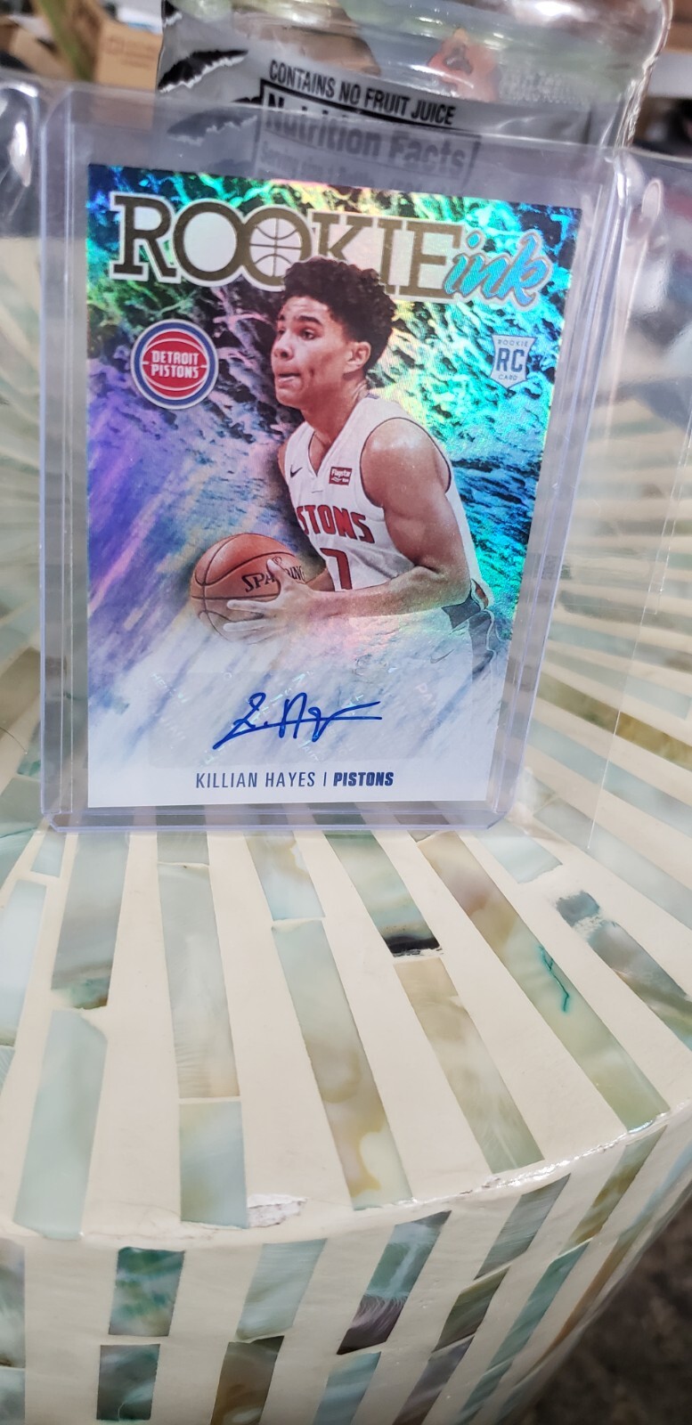 20/21 NBA Hoops Rookie Ink Killian Hayes Auto Card Basketball