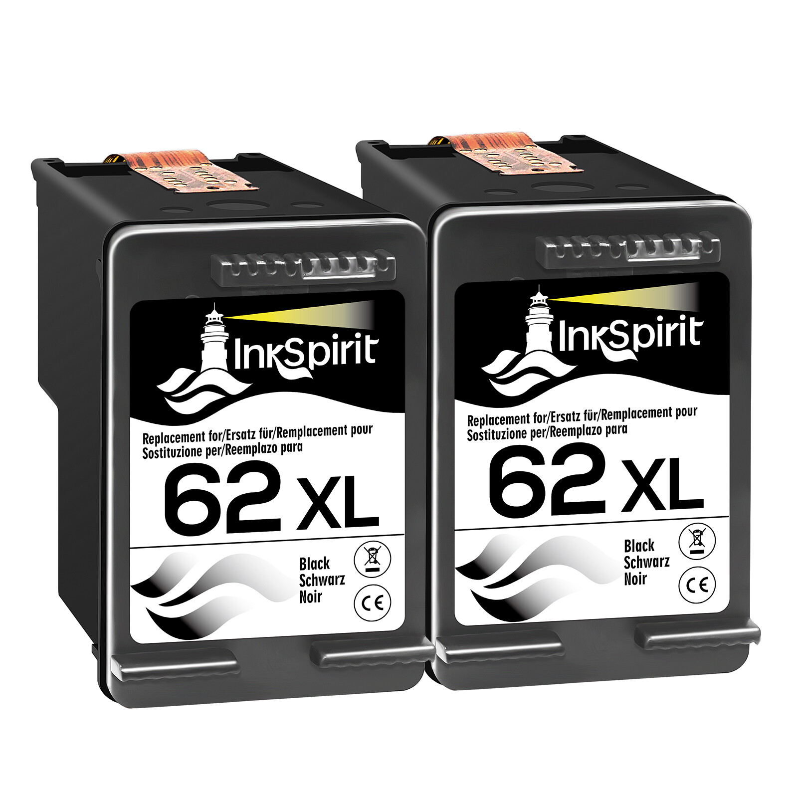 62XL Ink Cartridges for HP 62XL Envy 7645 7640 5644 5540 OfficeJet 200 250 lot eBay