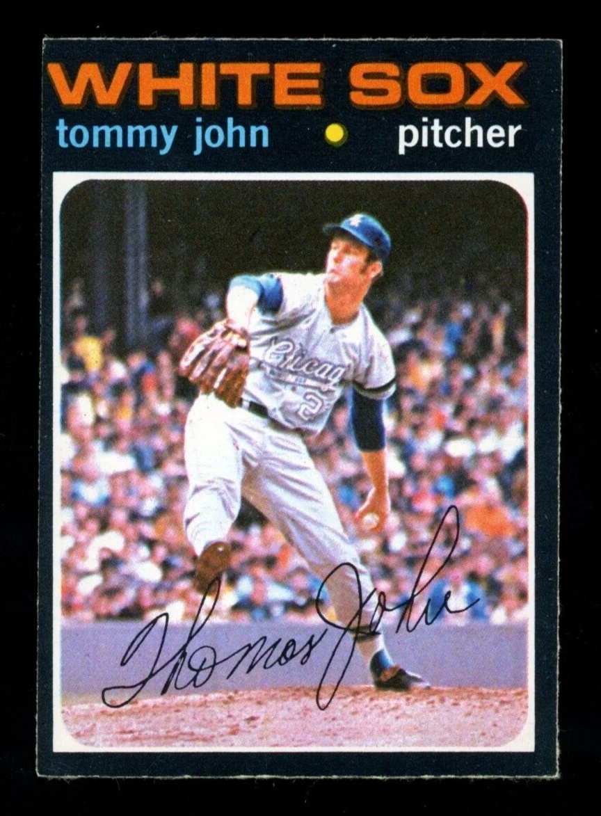 Tommy John trading card