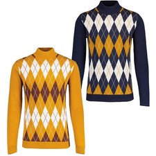 NEU MADCAP MOD 60ER 70ER ARGYLE ROLLKRAGENPUL...