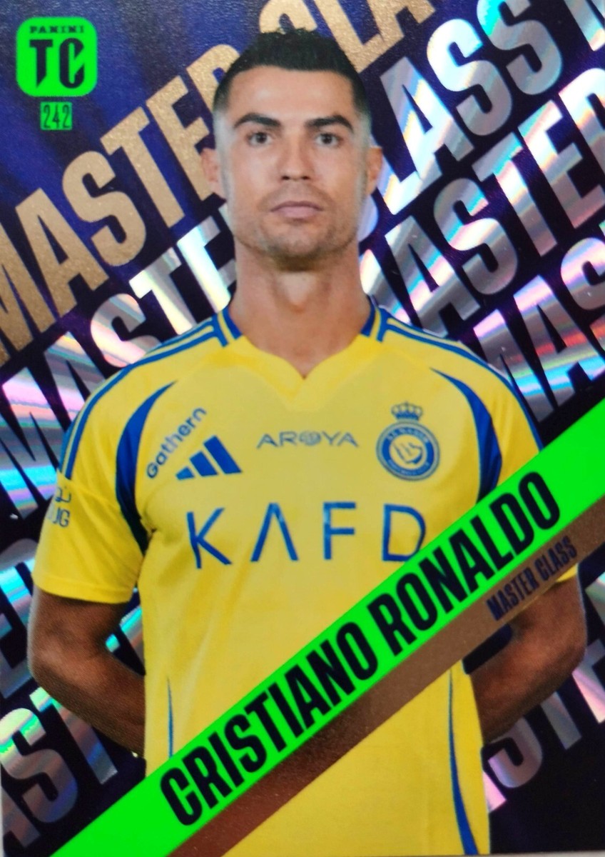 激レア　panini トレーディングカード　ロナウド Cristiano Ronaldo 2025 Panini Top Class Unbeatable RED card