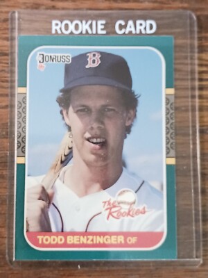 1987 Donruss 'The Rookies' Baseball Card #30 Todd Benzinger