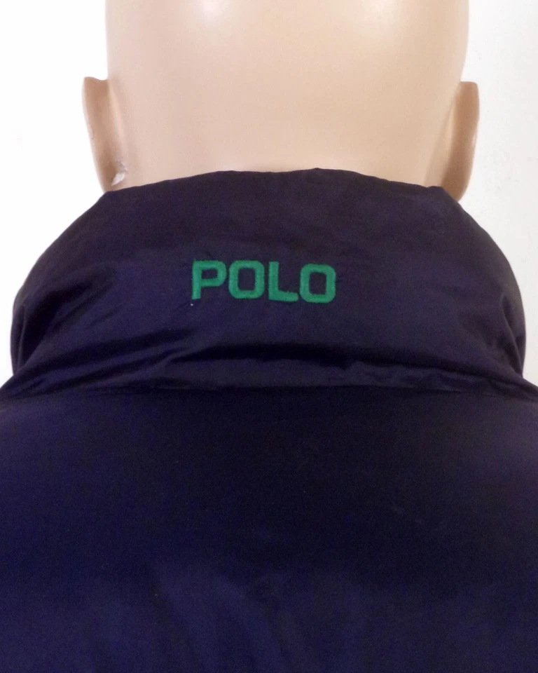 Chaqueta acolchada de plumón de ganso Ralph Lauren Polo Sport vintage años 90 usada en excelente estado bandera de EE. UU. XXL Foto 4 de 4