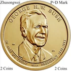2020-P Presidential Dollar George HW Bush — photo from another recent sale