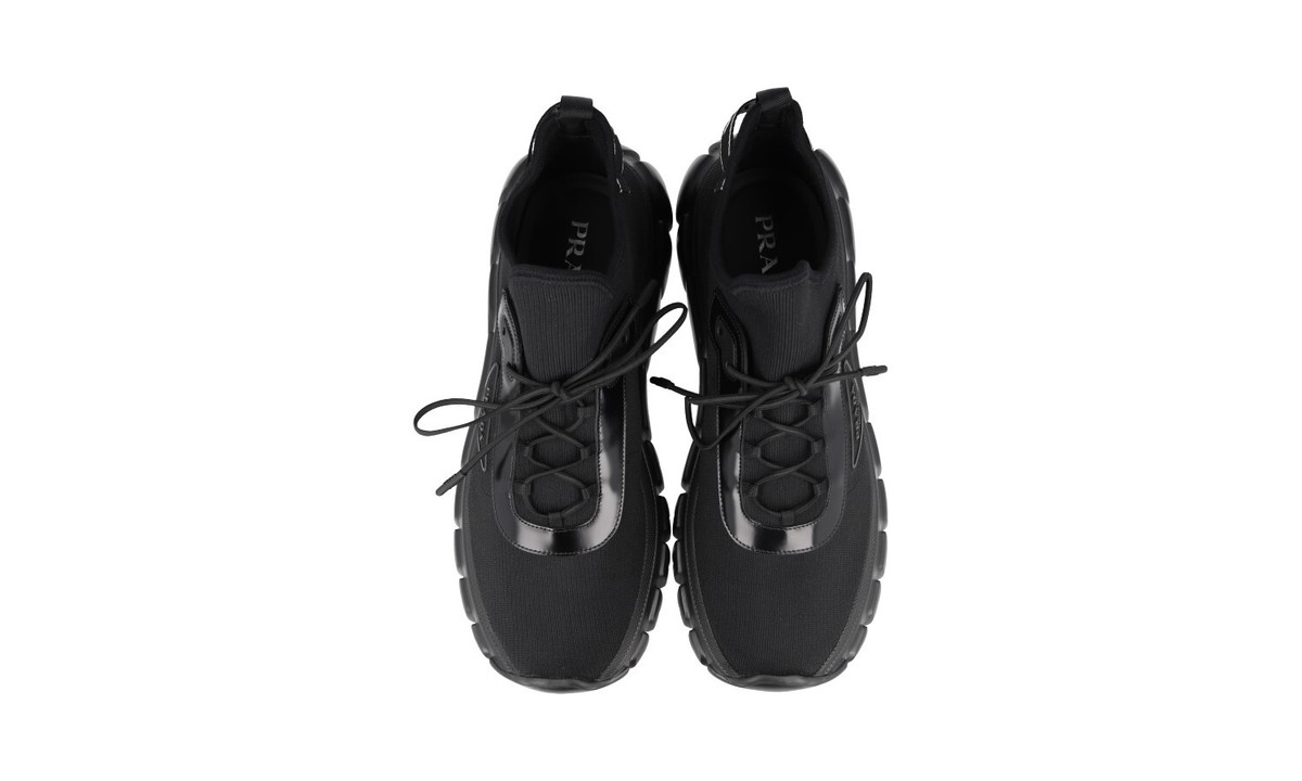 PRADA CHUNKY SOLE NEW SOCK SNEAKERS SHOES 2EE370 BLACK NEW PRADA CHUNKY SOLE NEW SOCK SNEAKERS SHOES 2EE370 BLACK NEW
