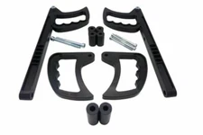 Royal Hooks Aluminum Interior Grab Handles Black for Wrangler JK RHO-12009-BK