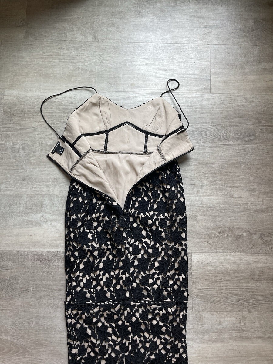 Club Monaco Bolari Lace Spaghetti Strap Midi Dress Size 00 | eBay